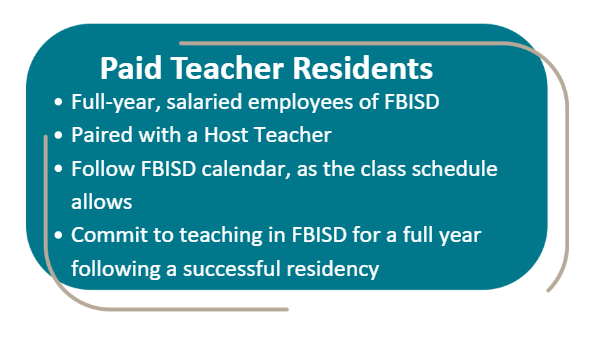 FBISD Paid Teacher Residents Information